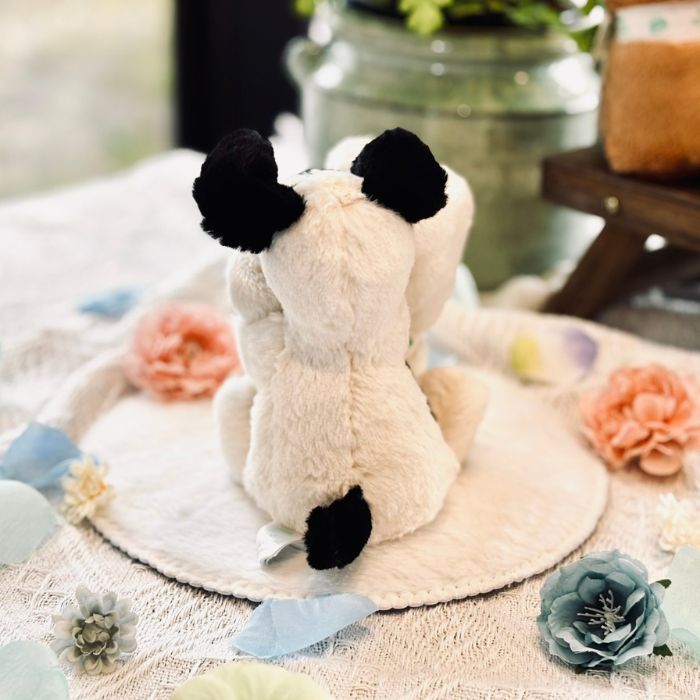 Bashful Black & Cream Puppy Soother04