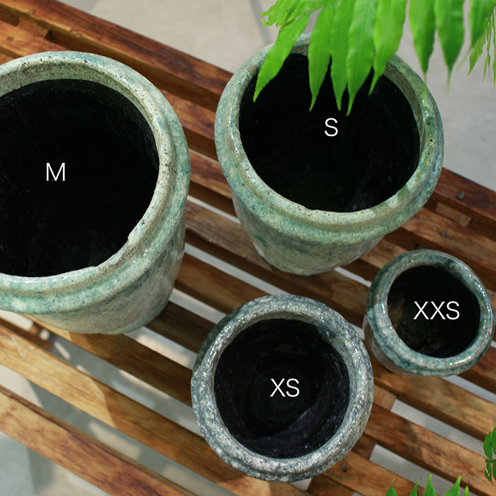 姫路市の雑貨店 Portus カフェも併設 ｍｅｌｓ 鉢カバー Xsサイズ 陶器 鉢カバー 観葉植物